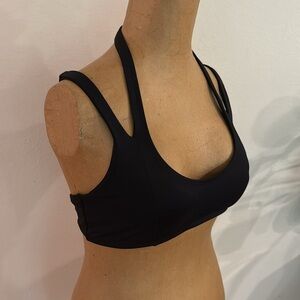 L Space sz L bikini top Black, space for pads great condition